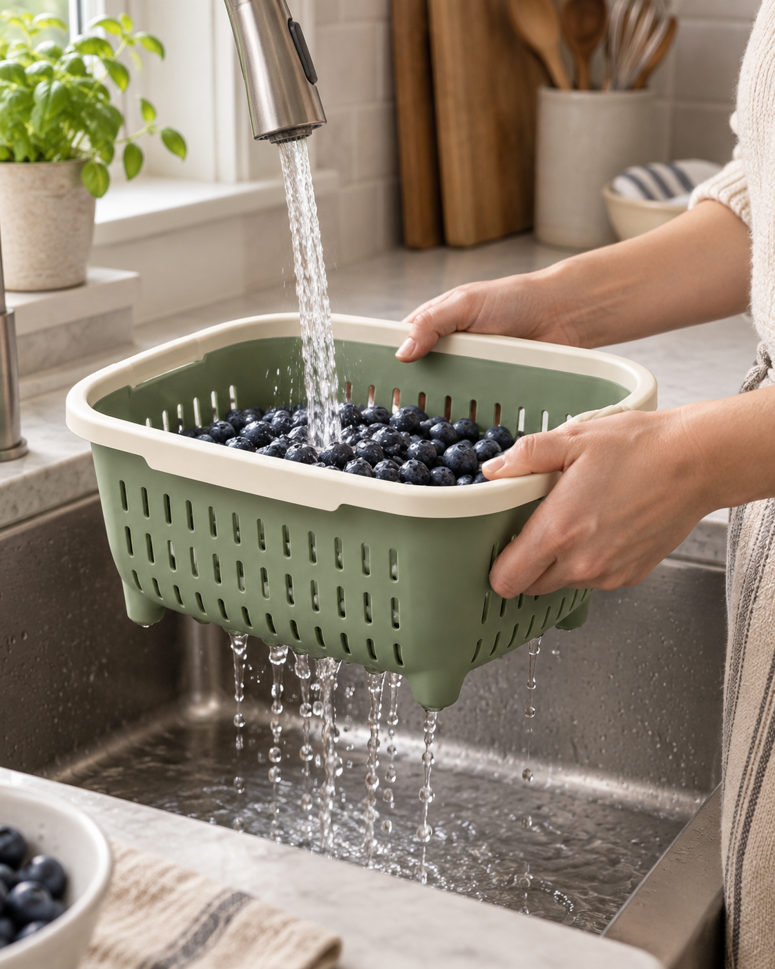 TotForge RinseStack Produce Basket