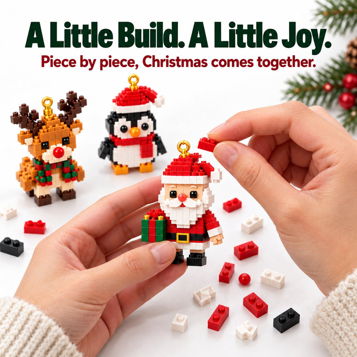 🎅🔥LAST DAY 50% OFF ✨ SVOZK® Christmas Countdown Brick Building Advent Calendar For Families