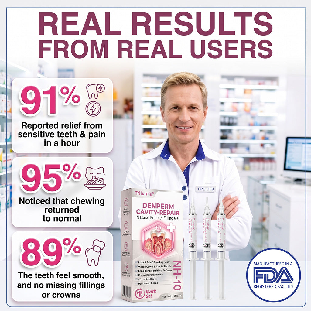 🇺🇸Trilumia® DenPerm🦷 Cavity-Repair Natural Enamel Filling Gel🌸