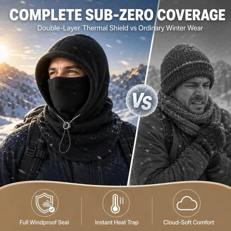 🔥 Warm Winter Sherpa Hat – Cozy, Soft & Cold-Weather Ready (offer)