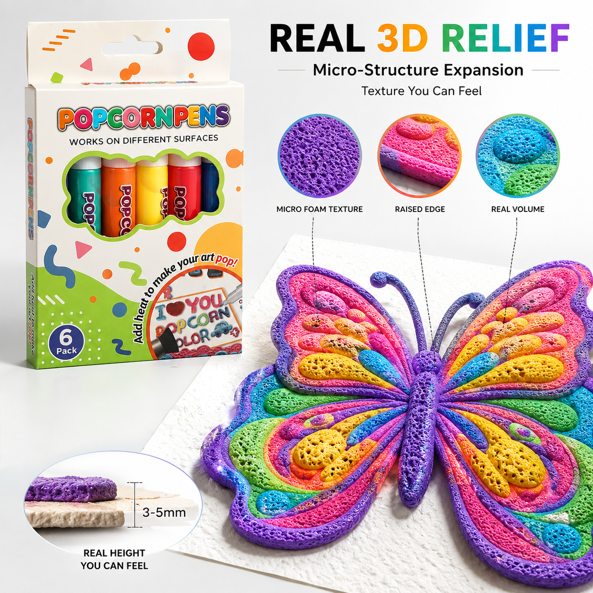 LAST DAY TO SAVE 50%！丨IEY® 3D Relief Art Pen – Turn Flat Drawings Into Touchable 3D Art🎨