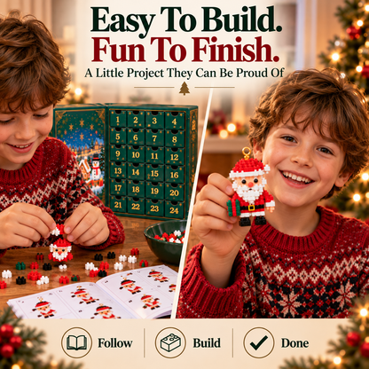 🎅🔥LAST DAY 50% OFF ✨ SVOZK® Christmas Countdown Brick Building Advent Calendar For Families