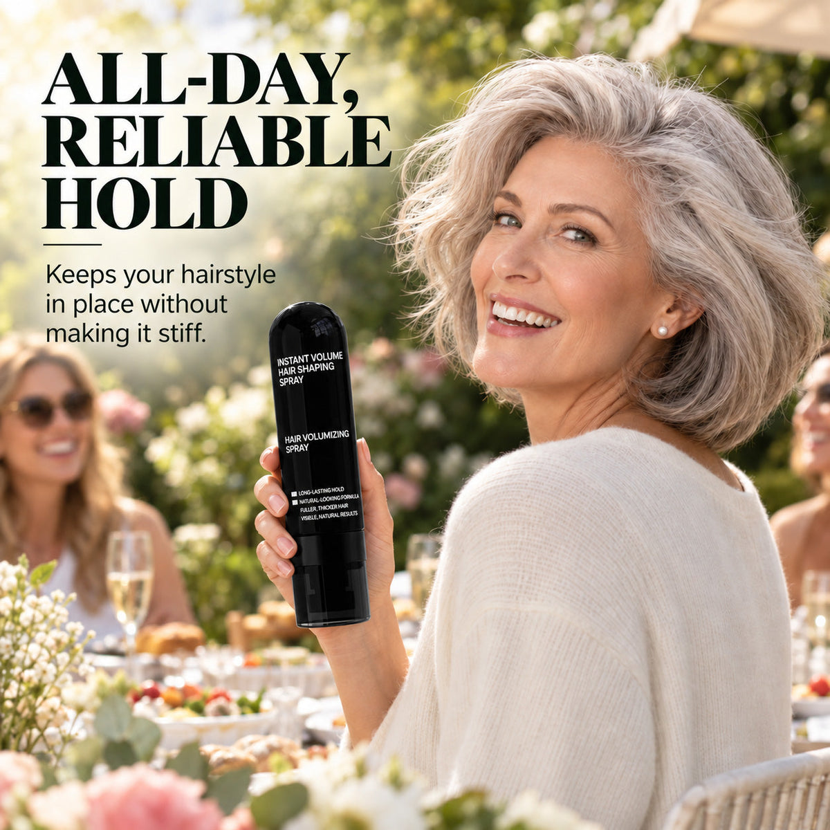 👩‍🦱 Toclvo®  Peach-Scented Volumizing & Hair Styling Spray