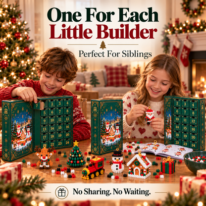 🎅🔥LAST DAY 50% OFF ✨ SVOZK® Christmas Countdown Brick Building Advent Calendar For Families