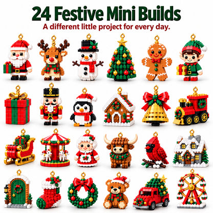 🎅🔥LAST DAY 50% OFF ✨ SVOZK® Christmas Countdown Brick Building Advent Calendar For Families