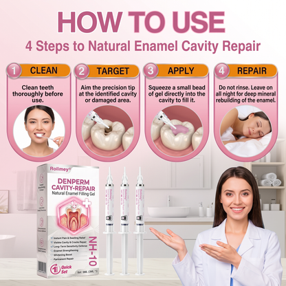 🇺🇸Trilumia® DenPerm🦷 Cavity-Repair Natural Enamel Filling Gel🌸