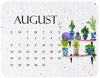 2027 Plantable Calendar