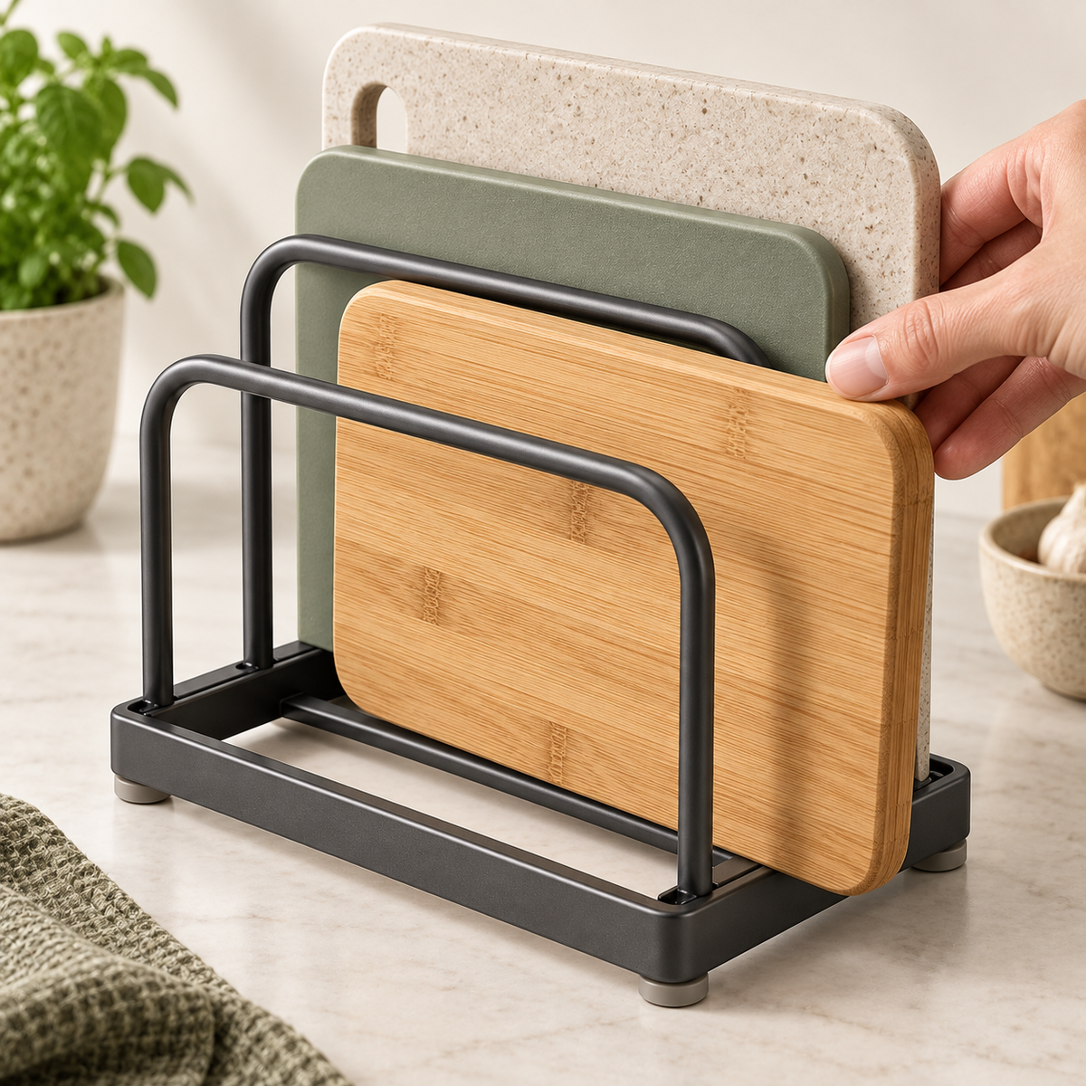 TotForge BoardNest Cutting Board Organizer