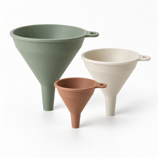 TotForge FlexPour Silicone Funnel Set