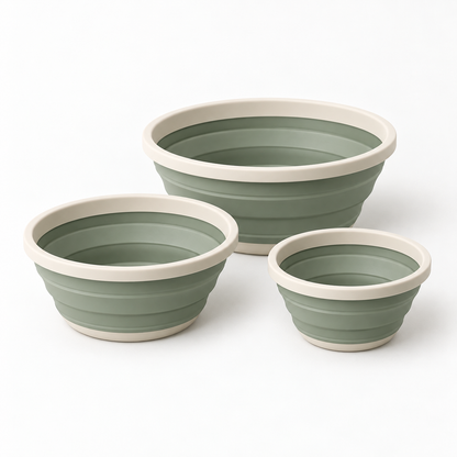 TotForge FoldPrep Collapsible Prep Bowl Set