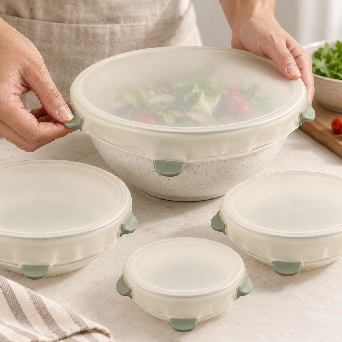 TotForge FreshFit Reusable Bowl Covers