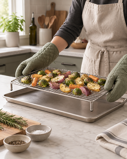 TotForge RoastLift Raised Roasting Rack